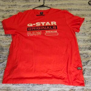 G-star-raw Men's Red T-shirt
